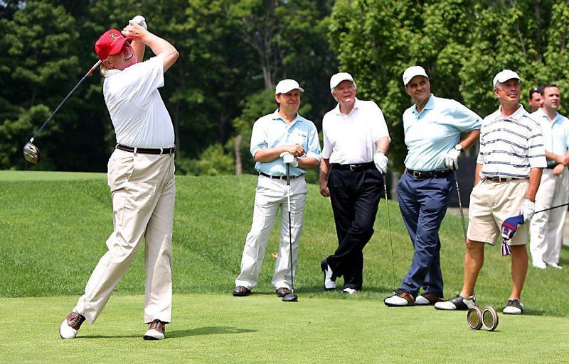 Le président Trump a installé un simulateur de golf de 50 000 $ à la Maison Blanche - mais il ne l'a pas encore utilisé - New York Daily News