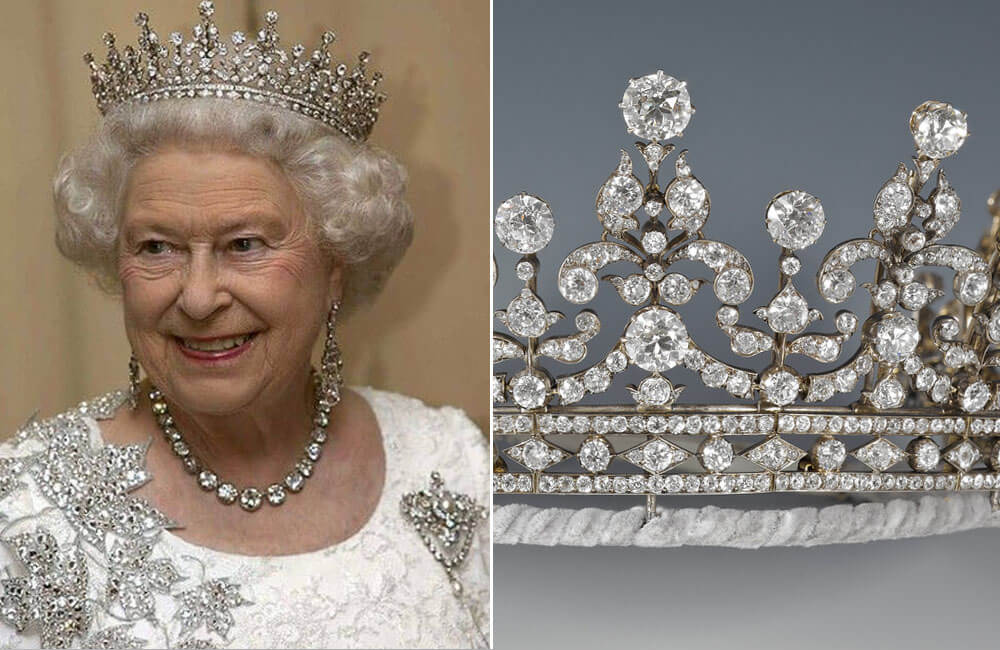 Girls of Great Britain and Ireland Tiara Queen Elizabeth II @The Telegraph / @ Forbes / Pinterest.com