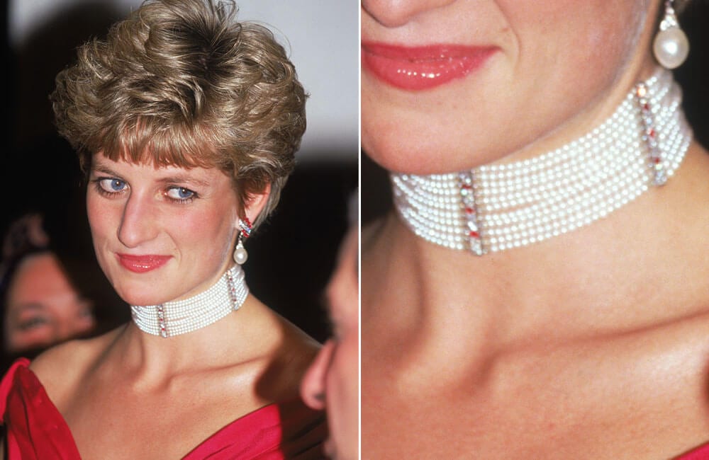 The Eleven-Strand Pearl Choker Princess Diana ©Princess Diana Archive / Gettyimages.com