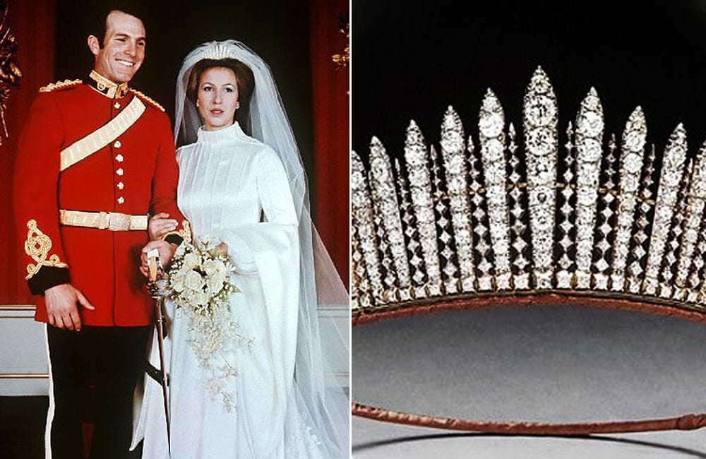 The Queen Mary Fringe Tiara Princess Anne @Cookie Torres / @Patricia Rangel / Pinterest.com