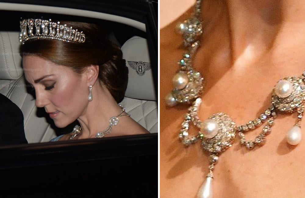 Queen Alexandra’s Wedding Necklace Kate Middleton @courtjeweller / Twitter.com @seyhan / Pinterest.com