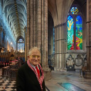 David Hockney crée un vitrail pour l'abbaye de Westminster